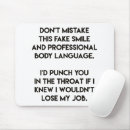 Search for office satire mouse mats Sarcastic