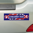 Search for red white and blue bumper stickers Political