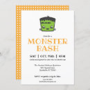 Search for kawaii halloween invitations Frankenstein