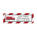 Search for fire truck return address labels Firefighter birthday
