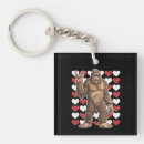 Search for funny sasquatch key rings Heart