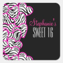Search for sweet 16 zebra stickers Cute