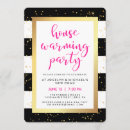 Search for black gold housewarming invitations Party