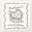 Search for birthday cake coasters For her
