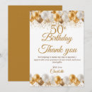 Search for 50th birthday thank you cards Elegant