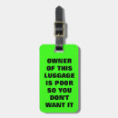 Search for funny sayings luggage tags Bright