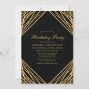 Search for abstract birthday invitations Elegant