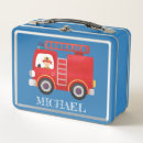 Search for fire truck lunch boxes Fireman