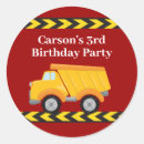 Search for boys construction party stickers Toddler