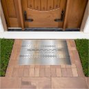 Search for silver metal doormats Metallic