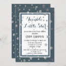 Search for twinkle twinkle little star baby boy shower invitations Trendy