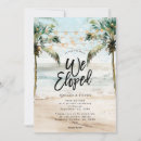 Search for beach elopement invitations Tropical
