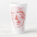Search for glowing face mugs Abstract