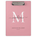 Search for stylish clipboards Monogrammed