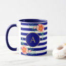 Search for navy floral mugs Gold