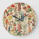 Search for flower clocks Vintage