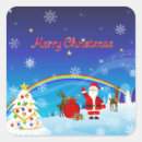 Search for santa and reindeer stickers Merry christmas