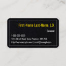 Search for advocate business cards Barrister