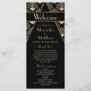 Search for art deco wedding programmes Retro