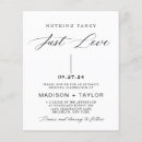 Search for simple wedding reception invitations We eloped