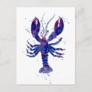 Search for lobster postcards Blue