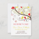 Search for red bird wedding invitations Hearts