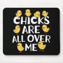 Search for funny chicks mouse mats Easter