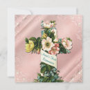 Search for vintage first communion invitations Pink