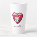 Search for love angel mugs Red heart