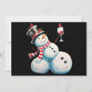 Search for funny snowman christmas cards Santa
