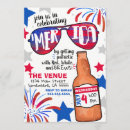 Search for red white and brew invitations America