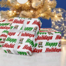 Search for teddy bear christmas wrapping paper Green