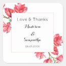 Search for dinner square wedding stickers Floral