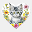Search for tabby heart stickers Watercolor