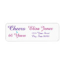 Search for 60 return address labels Sixty