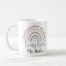 Search for teachers make difference mugs Thank you