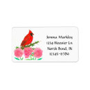 Search for cardinals return address labels Northern cardinal
