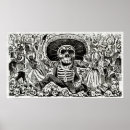 Search for vintage mexican posters Skeleton