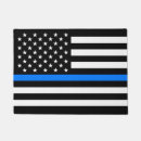 Search for thin blue line doormats Law