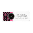 Search for damask glitter return address labels Vintage