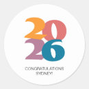 Search for round graduation stickers High school graduation