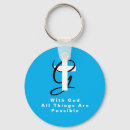 Search for all things are possible key rings Inspirational