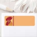 Search for rooster return address labels Animal