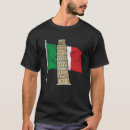 Search for leaning tower of pisa tshirts Italy