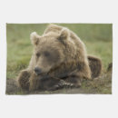 Search for grizzly bear tea towels Nature