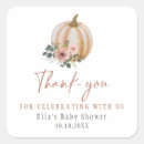 Search for pumpkin pattern stickers Fall baby shower
