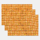 Search for orange sunflower gift wrap Vintage