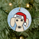 Search for dachshund christmas tree decorations Wiener dog