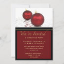 Search for bauble christmas invitations Red baubles