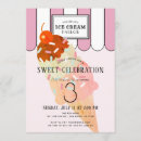 Search for ice cream parlour invitations Pink
